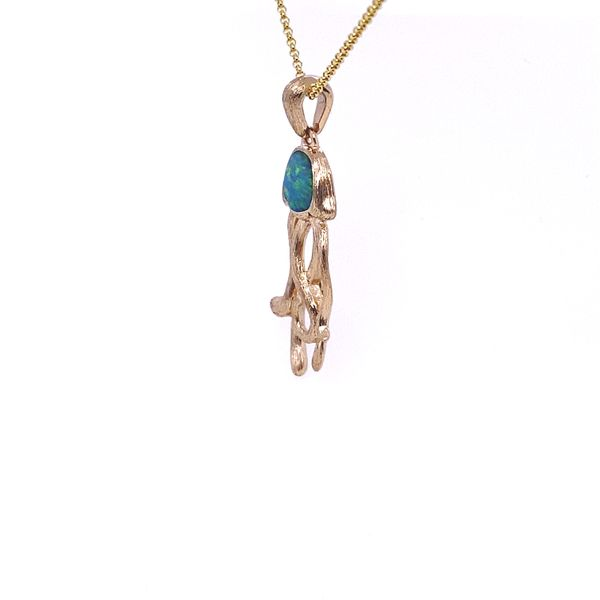 Kabana Opal Octopus Pendant/Necklace Image 2 Blue Marlin Jewelry, Inc. Islamorada, FL