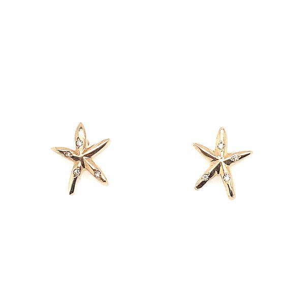 Diamond Starfish Earrings Blue Marlin Jewelry, Inc. Islamorada, FL