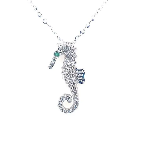 Karat Imports Diamond Seahorse Pendant Blue Marlin Jewelry, Inc. Islamorada, FL