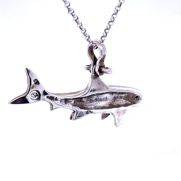 Silver Bonefish Pendant Image 3 Blue Marlin Jewelry, Inc. Islamorada, FL