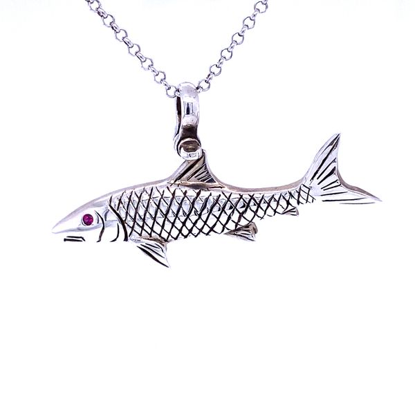 Silver Bonefish Pendant Blue Marlin Jewelry, Inc. Islamorada, FL