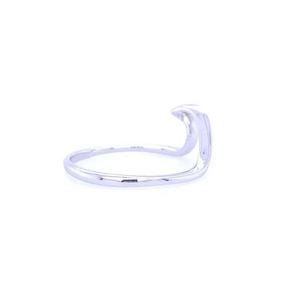 Women's White Gold Wave Fashion Ring Image 2 Blue Marlin Jewelry, Inc. Islamorada, FL