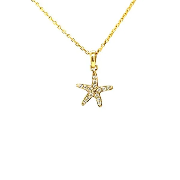 Cherie Dori Starfish Stud  Earrings with Diamonds Blue Marlin Jewelry, Inc. Islamorada, FL
