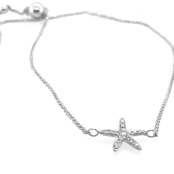 14K White Starfish Bracelet Blue Marlin Jewelry, Inc. Islamorada, FL