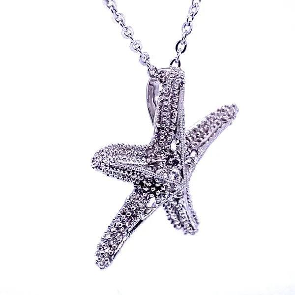 Denny Wong Silver Sea Star Pendant Image 2 Blue Marlin Jewelry, Inc. Islamorada, FL