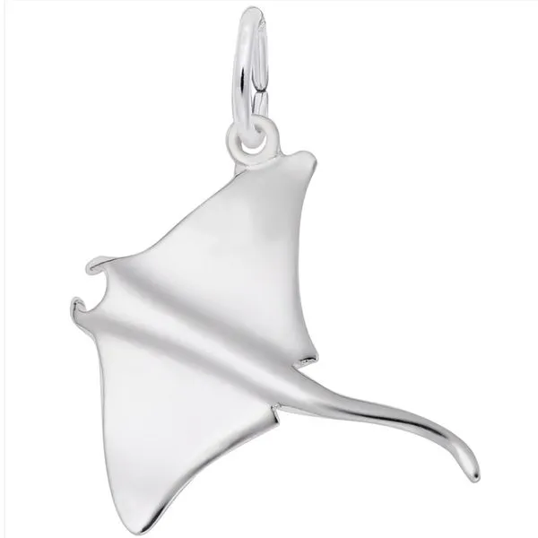 Rembrandt Manta Ray Charm/Pendant Blue Marlin Jewelry, Inc. Islamorada, FL