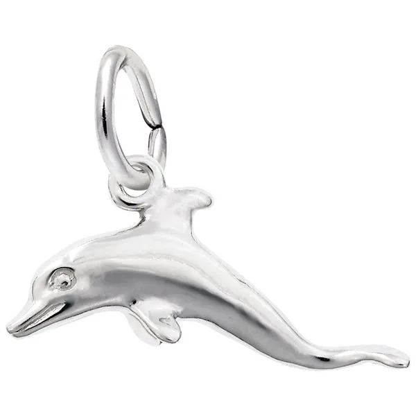 Rembrandt Dolphin Charm/Pendant Blue Marlin Jewelry, Inc. Islamorada, FL