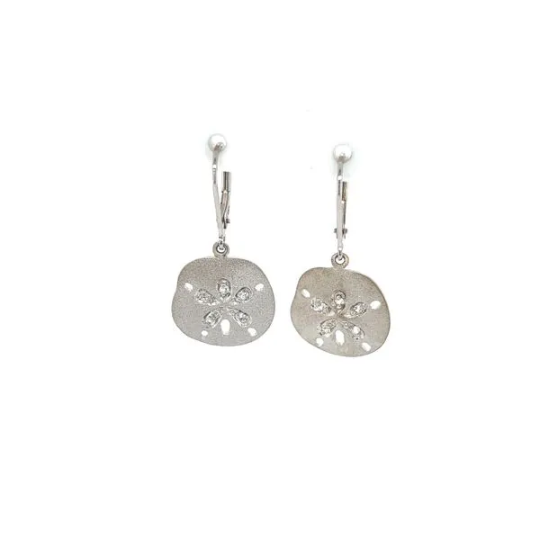 Sand Dollar Earrings Blue Marlin Jewelry, Inc. Islamorada, FL