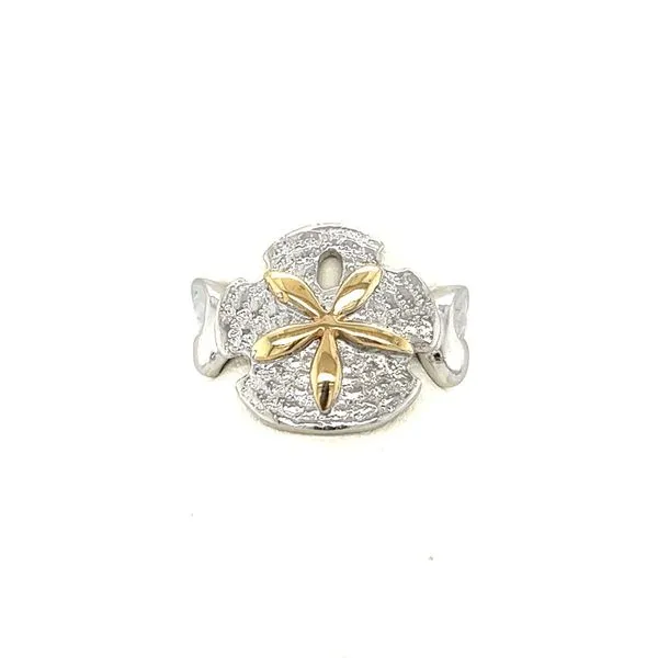 Sand Dollar Ring Blue Marlin Jewelry, Inc. Islamorada, FL
