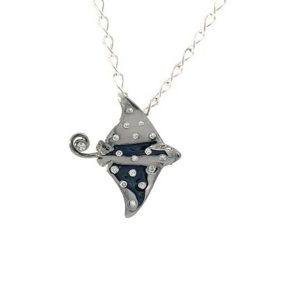 Eagle Ray Pendant Blue Marlin Jewelry, Inc. Islamorada, FL