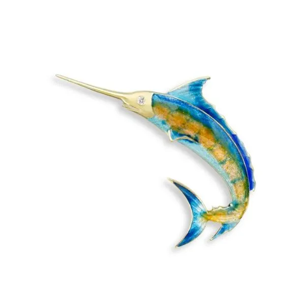 Blue Marlin Fish Pendant Blue Marlin Jewelry, Inc. Islamorada, FL