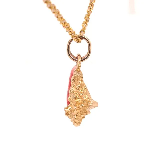 Conch Enameled Pendant Image 2 Blue Marlin Jewelry, Inc. Islamorada, FL