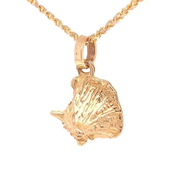 Conch Enameled Pendant Image 3 Blue Marlin Jewelry, Inc. Islamorada, FL