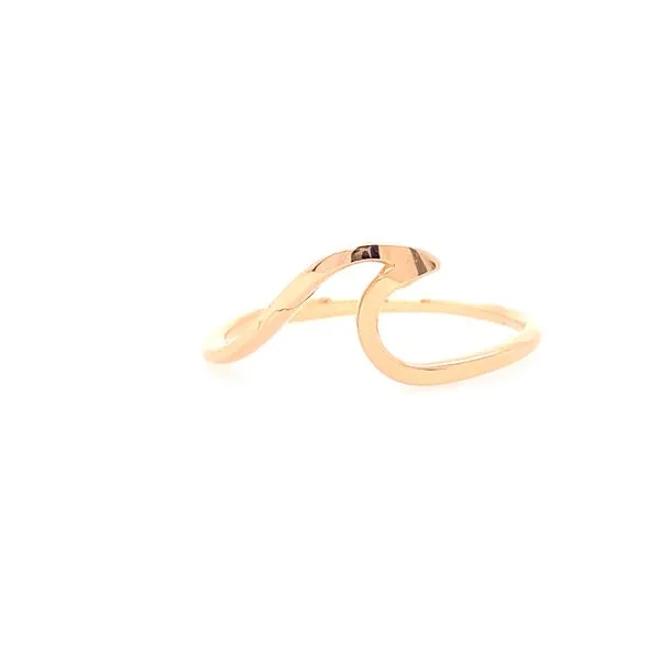 Women's Gold Wave Fashion Ring Blue Marlin Jewelry, Inc. Islamorada, FL