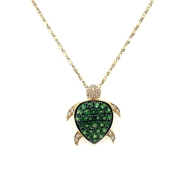 Nemati Tsavorite Turtle Pendant Blue Marlin Jewelry, Inc. Islamorada, FL