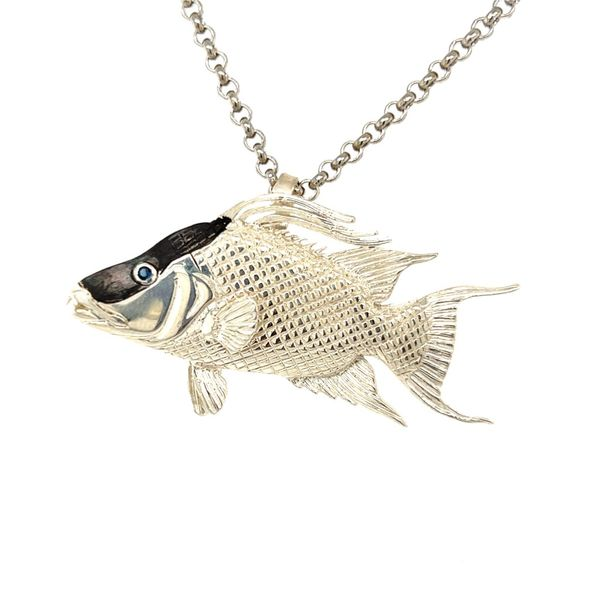 Large Hogfish Pendant Blue Marlin Jewelry, Inc. Islamorada, FL