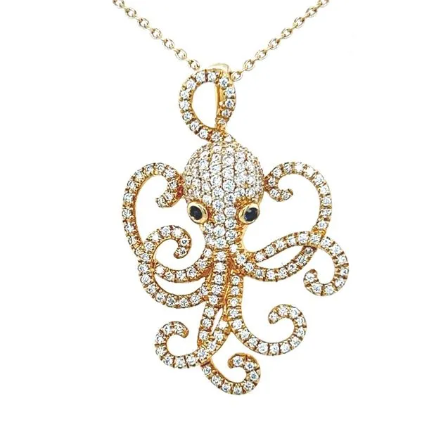Roberto Coin Diamond Octopus Necklace Blue Marlin Jewelry, Inc. Islamorada, FL