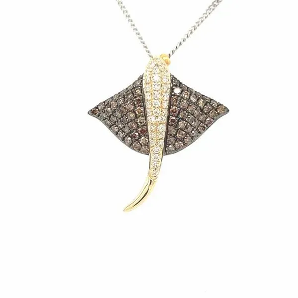 Chocolate Diamond Stingray Pendant Blue Marlin Jewelry, Inc. Islamorada, FL