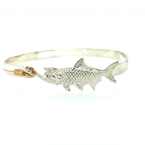 Tarpon Bracelet with Fishing Knot Blue Marlin Jewelry, Inc. Islamorada, FL