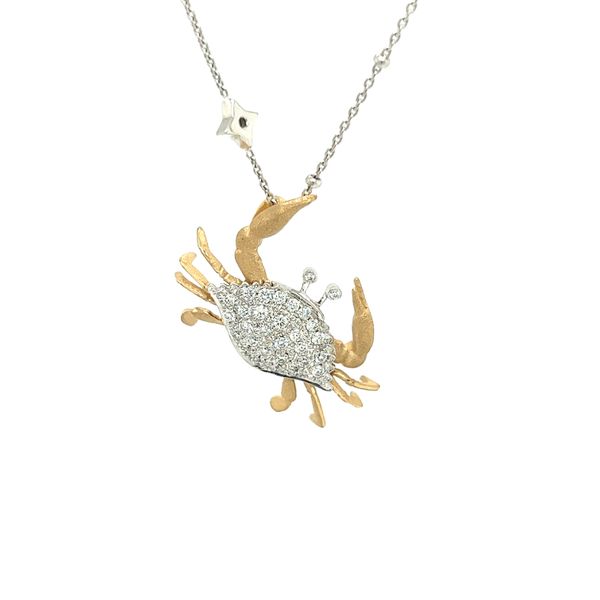Denny Wong Diamond Crab Pendant Blue Marlin Jewelry, Inc. Islamorada, FL