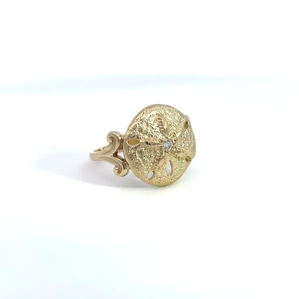 Sand Dollar RIng Image 2 Blue Marlin Jewelry, Inc. Islamorada, FL