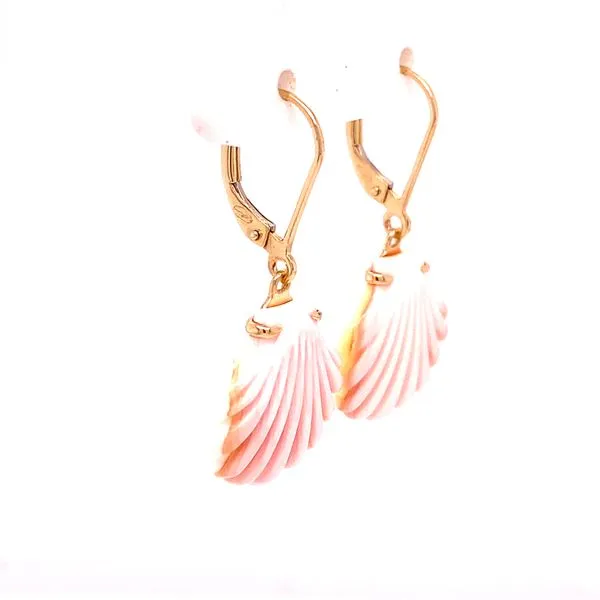 Denny Wong Shell/Conch Shell Leverback Earrings Image 2 Blue Marlin Jewelry, Inc. Islamorada, FL