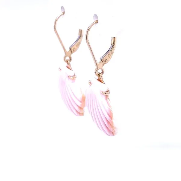 Denny Wong Shell/Conch Shell Leverback Earrings Image 3 Blue Marlin Jewelry, Inc. Islamorada, FL