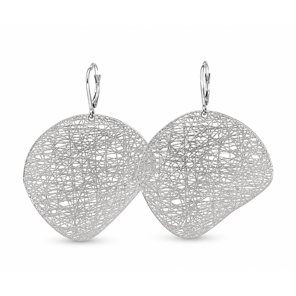 Large Circle Leverback Earrings Blue Marlin Jewelry, Inc. Islamorada, FL