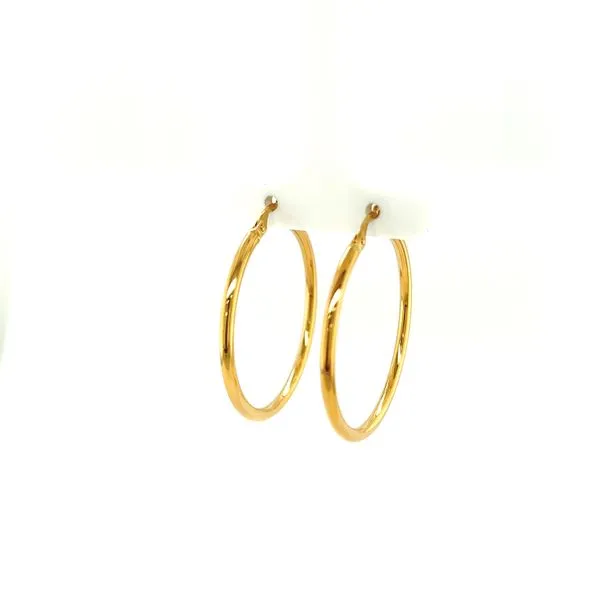 Roberto Coin 35MM Hoop Earrings Blue Marlin Jewelry, Inc. Islamorada, FL