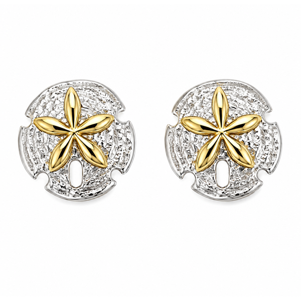 Sand Dollar Earrings Blue Marlin Jewelry, Inc. Islamorada, FL