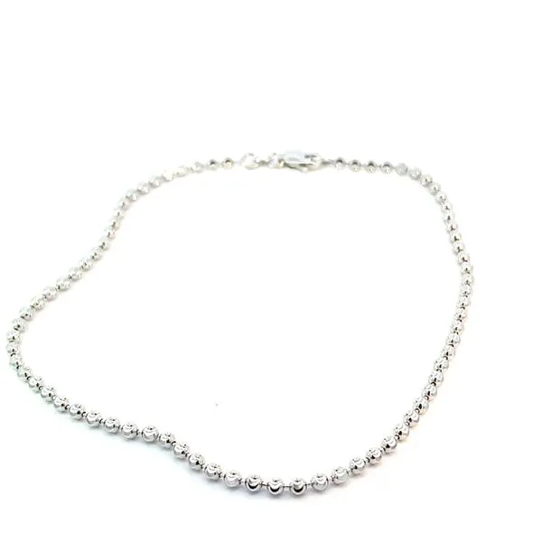 14KW Moon Chain Anklet Blue Marlin Jewelry, Inc. Islamorada, FL