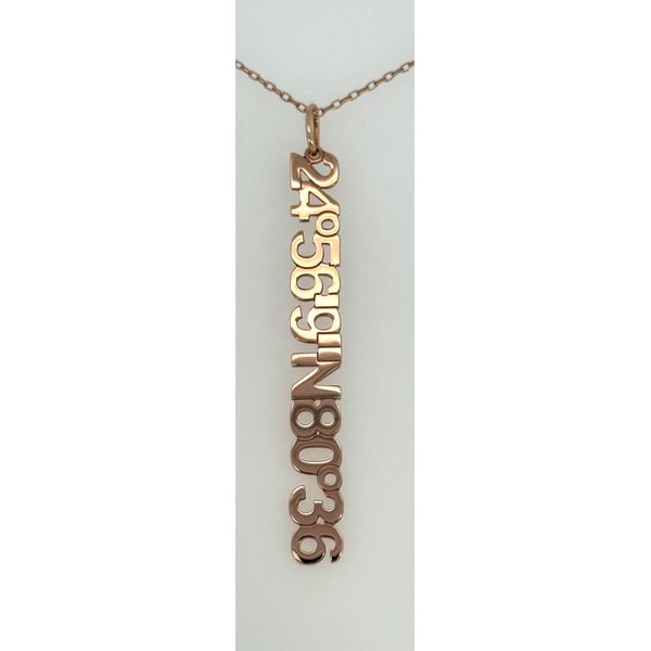 Rose Gold Islamorada Necklace Image 2 Blue Marlin Jewelry, Inc. Islamorada, FL