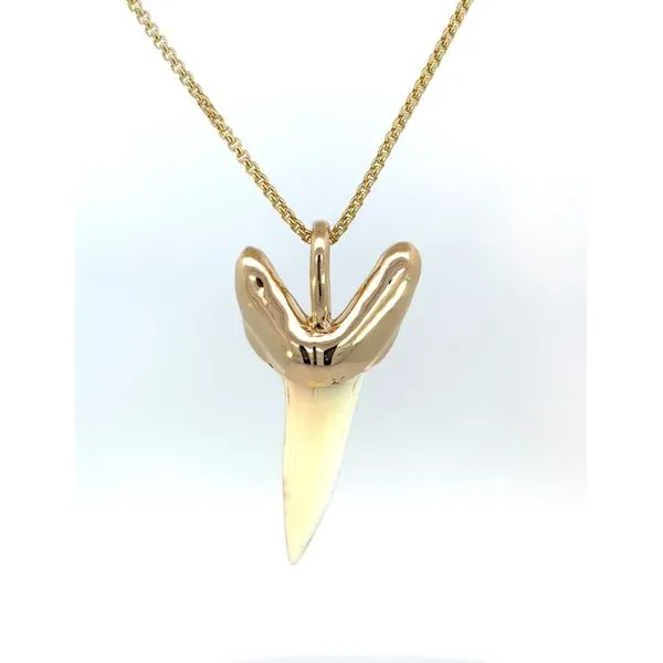 14K Gold Capped Mako Tooth Blue Marlin Jewelry, Inc. Islamorada, FL