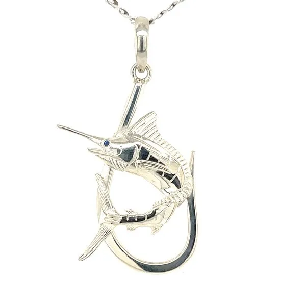 Marlin Fish Hook Pendant Blue Marlin Jewelry, Inc. Islamorada, FL