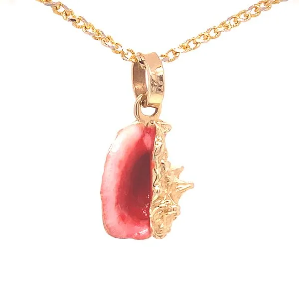 Enameled Conch Pendant Image 4 Blue Marlin Jewelry, Inc. Islamorada, FL