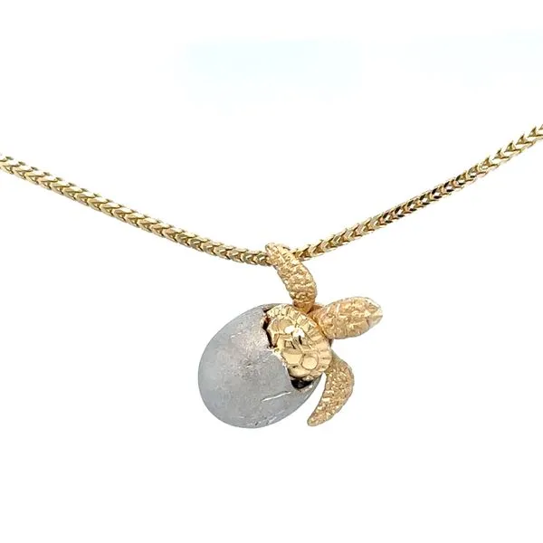 Denny Wong Hatching Turtle Pendant Blue Marlin Jewelry, Inc. Islamorada, FL