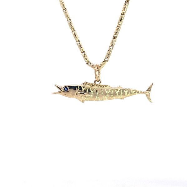 14K Wahoo Charm Blue Marlin Jewelry, Inc. Islamorada, FL