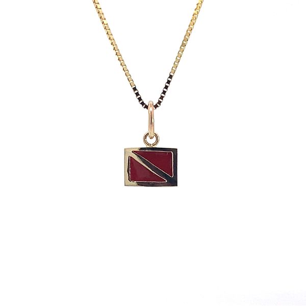 14K Dive Flag Charm Blue Marlin Jewelry, Inc. Islamorada, FL