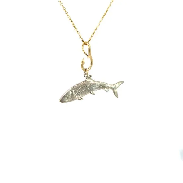 Bonefish on Hook Pendant Blue Marlin Jewelry, Inc. Islamorada, FL