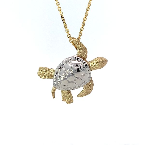 14K Sea Turtle Pendant Blue Marlin Jewelry, Inc. Islamorada, FL