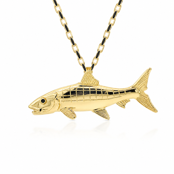 14K Bonefish Pendant Blue Marlin Jewelry, Inc. Islamorada, FL