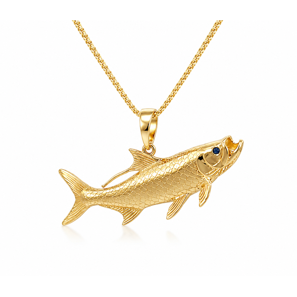 Medium Tarpon Pendant Blue Marlin Jewelry, Inc. Islamorada, FL