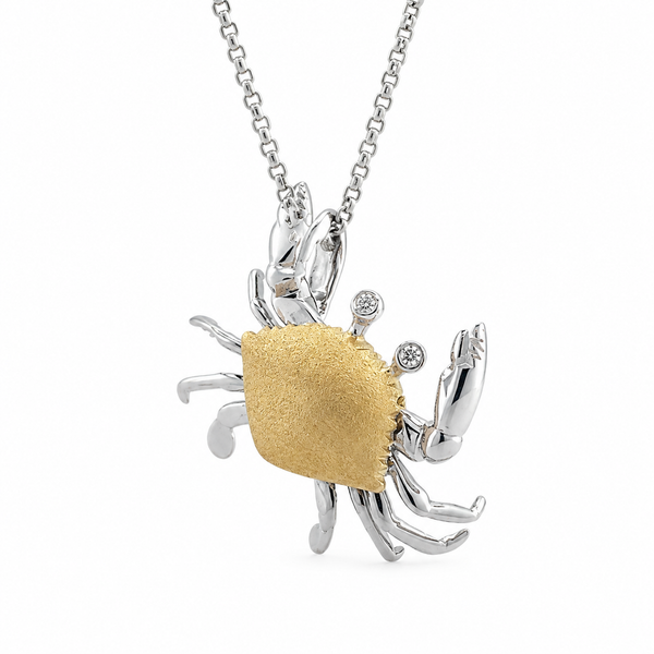 14K Denny Wong Crab Pendant Blue Marlin Jewelry, Inc. Islamorada, FL