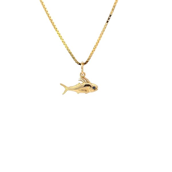 14K Roosterfish Charm Blue Marlin Jewelry, Inc. Islamorada, FL