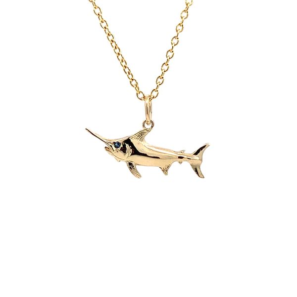 14K Swordfish Charm Blue Marlin Jewelry, Inc. Islamorada, FL