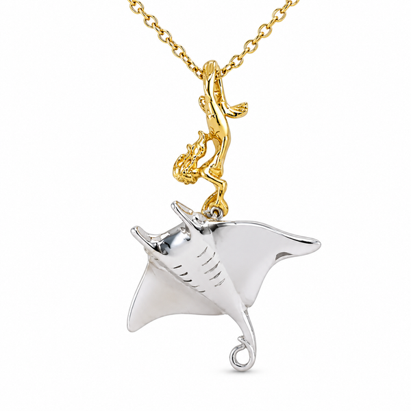 Steven Douglas Mermaid/Manta Ray Pendant Blue Marlin Jewelry, Inc. Islamorada, FL