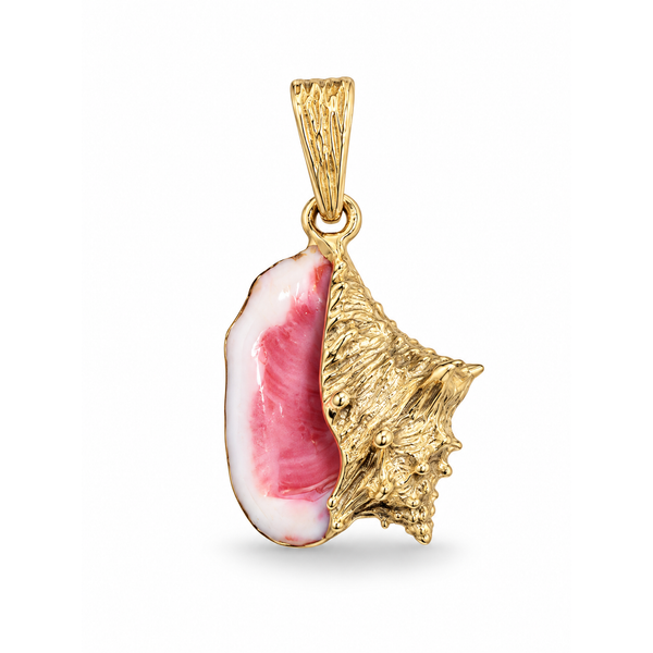 14K Yellow Gold Conch Pendant/Charm Blue Marlin Jewelry, Inc. Islamorada, FL