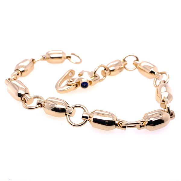 Swivel Men's Bracelet with Mariner's Clasp Image 2 Blue Marlin Jewelry, Inc. Islamorada, FL