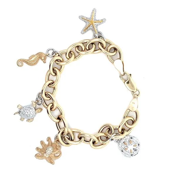 14K Charm Bracelet Blue Marlin Jewelry, Inc. Islamorada, FL