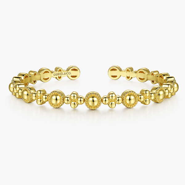 14K Yellow Gold Bangle Bracelet Blue Marlin Jewelry, Inc. Islamorada, FL